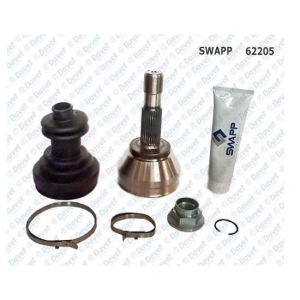 DIŞ AKS KAFASI (KÖRÜK-GRES-KELEPCE) (TEKERLEK TARAFI DIS FREZE: 28. TEKERLEK TARAFI IC FREZE: 39. CONTA CAPI: 63 MM. UZUNLUK: 175.5 MM) DUCATO-BOXER-JUMPER 15 JANT 1.9D-2.5-2.5T 1994-2006