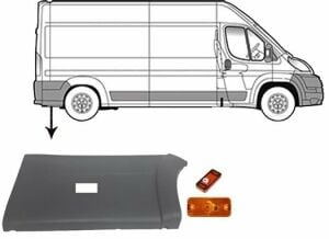 ARKA CAMURLUK BANDI & SİNYALİ SAG BOXER-JUMPER-DUCATO 2006- 8547.AT-6303.A1