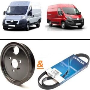 DİREKSİYON POMPA KASNAK & KAYIŞI BOXER-JUMPER 2.2HDI 16V EURO4-EURO5  DUCATO 2.2JTD 100BG 2006-2012 4009.Q4-4009.P0