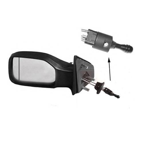 DIŞ DİKİZ AYNASI MEKANİK ASFERİK SOL PEUGEOT 106 1993-2003 8148.QP-8148.QL