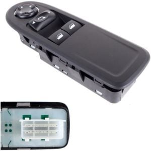 CAM AÇMA DÜĞMESİ C3 III-DS3 2009-2016 14 PİN-İKİLİ-BEYAZ 98012275XT-96647495XT-6490.CF