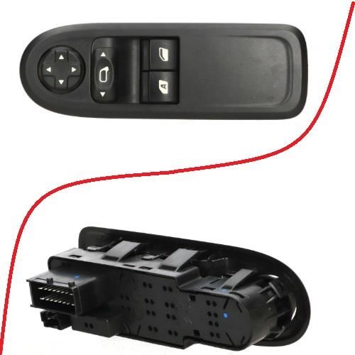 CAM ACMA DÜĞMESİ C3 III-DS3 2009-2016 16 PİN-İKİLİ SİYAH 6490.CE-98012283XT-96637530XT