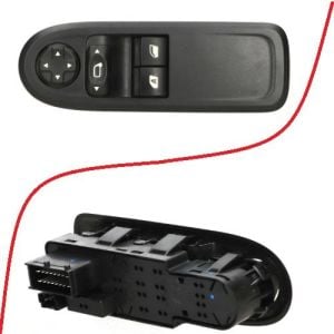 CAM ACMA DÜĞMESİ C3 III-DS3 2009-2016 16 PİN-İKİLİ SİYAH 6490.CE-98012283XT-96637530XT
