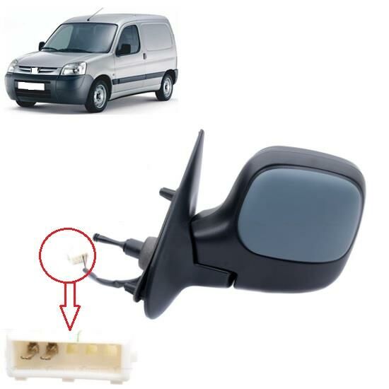 SOL DIŞ DİKİZ AYNASI MANUEL-ISITMALI PARTNER-BERLINGO 1997-2009 8153.JK-8148.E6-VM-118NHPL