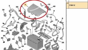AKÜ ÜST KAPAĞI PEUGEOT 407 2004- CITROEN C5 III 2009-