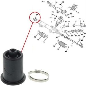 DİREKSİYON ROT KÖRÜK 205-306-309-PARTNER-BERLINGOZX-XSARA-C15 406616-4066.16