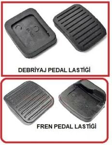 DEBRİYAJ + FREN PEDAL LASTİĞİ TAKIM BOXER-JUMPER-DUCATO 2006- 213039-71747698-450432-71747697