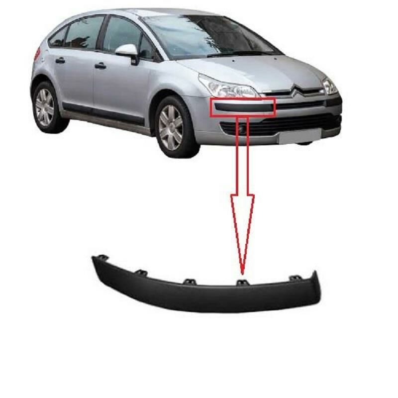 SAĞ ÖN TAMPON KÖŞE PLASTİK KUŞAK CITROEN C4 2004-2009 7452.FH