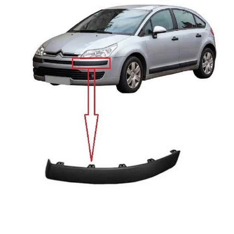 SOL ÖN TAMPON KÖŞE PLASTİK KUŞAK CITROEN C4 2004-2009 7452.FG