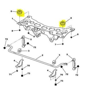ARKA TRAVERS DİNGİL BURCU PEUGEOT 406 97- 5152.59