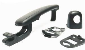 ÖN KAPI DIŞ AÇMA KOLU SOL (KİLİT DELİKLİ-SİYAH) 307 2001-2008 C2-C3