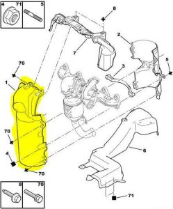TURBO ISI KALKANI ÖN 206-307-BIPPER-NEMEO-207-C1-C2-C3-XSARA 1.4HDI 1723Y4-1723R4