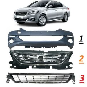 ÖN TAMPON ( KOMPLE DOLU ) PEUGEOT 301 2017- 1622237080-9816044280-9816027680-9816027880