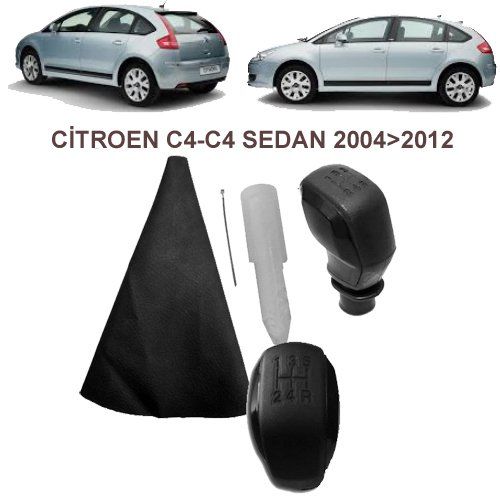 VİTES TOPUZU (SPOR SİYAH) & VİTES KOL KÖRÜK CİTROEN C4 2004-2012