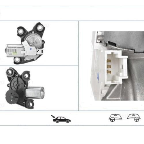 ARKA CAM SILECEK MOTORU PARTNER TEPE-BERLINGO 2009- RIFTER-YENİ DOBLO 2020- 9840123880-6405.LQ BAGAJ CAM ACILIR