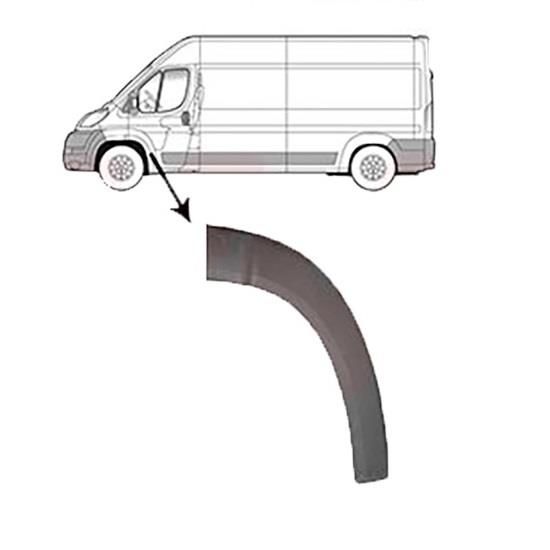 ÖN KAPI ÇAMURLUK AĞIZ BAKALİT SOL BOXER 3-JUMPER 3-DUCATO 3 2006- 8545.FG-1617347480