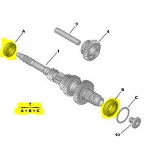PRİZDİREK RULMAN SET BOXER-JUMPER 2.2HDİ DUCATO 2.2-2.3JTD 2006- 237294-1611981780-1611406080-9402372949