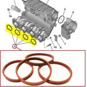 EMME MANİFOLD CONTA TAKIMI 206-307-PARTNER-BERLINGO-C4-C3-207-308