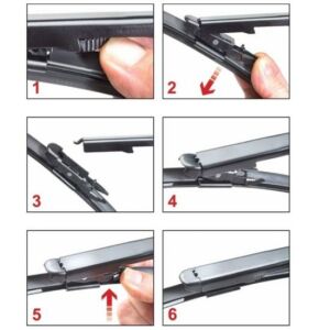 SAG-SOL SİLECEK SÜPÜRGE TAKIM 700-550 MUZ TİP CITROEN C5 X7 2008-