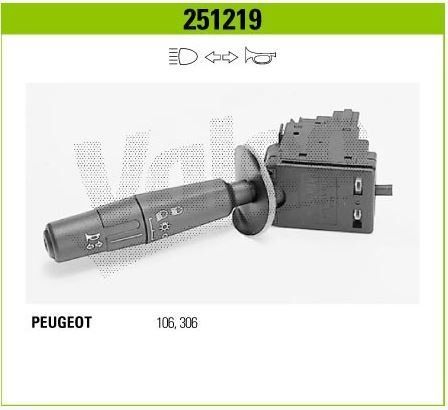 FAR SİNYAL VE KORNA KOLU 106 91-96-306 93-02 96171695ZL-625357-625345