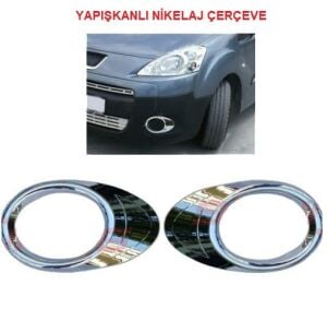 ÖN TAMPON SİS FAR ÇERÇEVE NİKELAJI TK PARTNER-BERLINGO 2009-2013