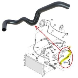 TERMOSTAT HORTUMU DUCATO 3-BOXER 3-JUMPER 3 2.2HDİ-2.2JTD 2006-2013 1351.PN-1347878080