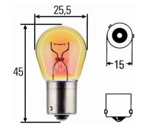 PARK AMPULU 12V-PY21W A (TEKDUY) 308-RCZ-BIPPER-NEMO-FIORINO
