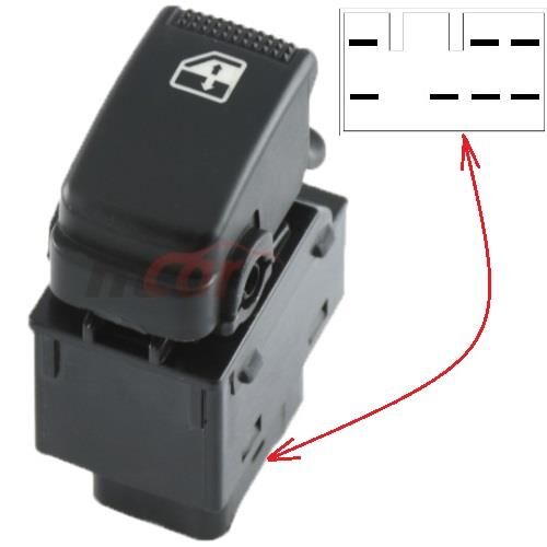 ÖN-ARKA CAM İNDİRMA-KALDIRMA DÜĞMESİ HYUNDAI GETZ-KIA CARENS 2