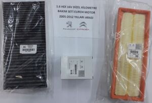 BAKIM SETİ 1.6HDI DIZEL (KARBONLU POLEN) 407-C5 II-C6 2004-2010