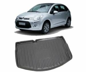 BAGAJ HAVUZU 3D (İNCE STEPNE) CITROEN C3 HB SİYAH 2010-2016