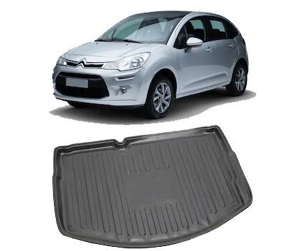 BAGAJ HAVUZU 3D (KALIN STEPNE) CITROEN C3 HB SİYAH 2010-2016