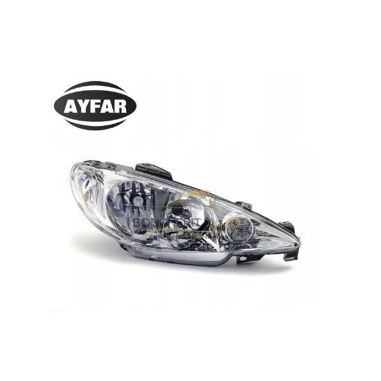 FAR SAĞ ELEKTRIKLI (H7+H7) 206 YM GTI SPORT 2003-2009 6205.S9-6205S9