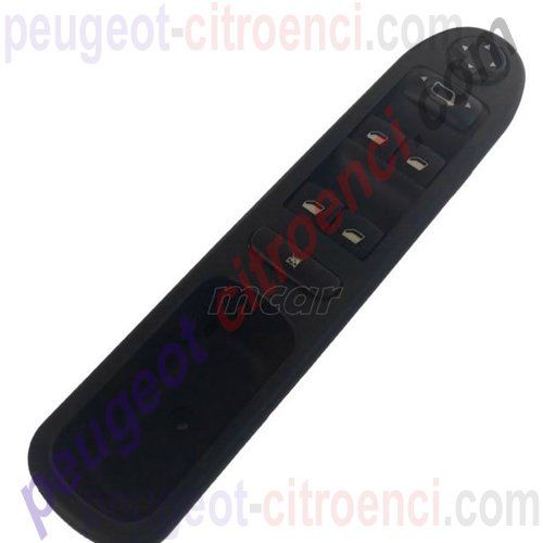 CAM AÇMA KUMANDA DÜĞMESİ SOL (DÖRTLÜ) 207 2004- 18-PIN 6554.QF-6554.QG-6490.EH