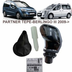 VİTES TOPUZ (SPOR TİP SİYAH)+VİTES KOL KÖRÜK PARTNER TEPE BERLİNGO 09-