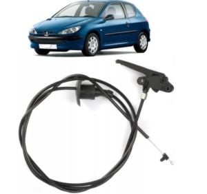 MOTOR KAPUT ACMA TELI 206 1997-2009 ORJİNAL BEYAZ POŞET
