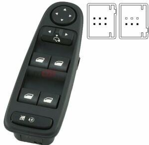 CAM AÇMA ANAHTARI KUMANDA DÜĞMESI SOL C4 PICASSO DÖRTLÜ 2005-2014 96639383ZD-6554YH
