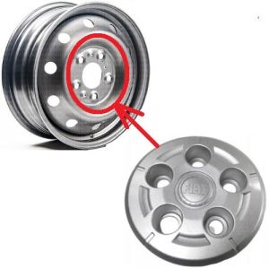 SAÇ JANT GÖBEK KAPAK (4 ADET TAKIM) DUCATO 3 2006-2019 16 JANT 1352633080-FI312001-1358876