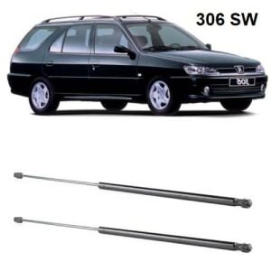 BAGAJ KAPAK AMORTİSÖRÜ SAĞ-SOL TAKIM 306SW 1999- BOY:625 BAR:400N