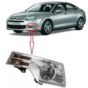 SAĞ ÖN TAMPON SİS FAR LAMBASI CITROEN C5 X7 2008- 6208J4