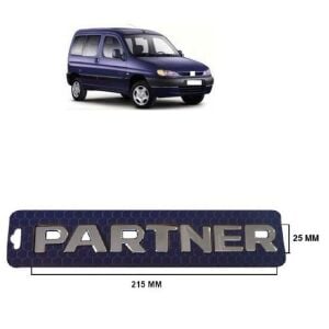 BAGAJ KAPAK YAZISI ( PEUGEOT ) PARTNER EM 1997-2003 8663.A8