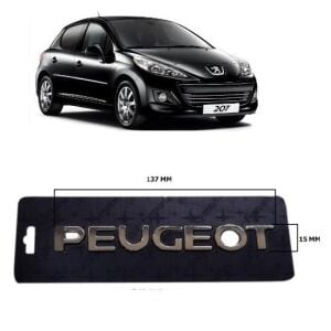 BAGAJ KAPAK YAZISI ( PEUGEOT ) 207 2003- 8665.PW