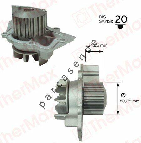 SU POMPASI SUZIKI-VITARA 2.0HDI 2001-2005 COROLLA 1.9D 2000-2002 1201.C4-1623095580-1609402380