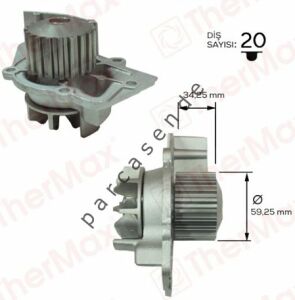 SU POMPASI SUZIKI-VITARA 2.0HDI 2001-2005 COROLLA 1.9D 2000-2002 1201.C4-1623095580-1609402380