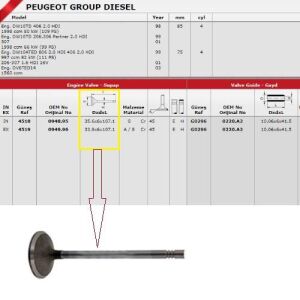 SUBAP TAKIM PARTNER-BERLINGO-307-407-607-807-C5-C6 2.0HDI DİZEL