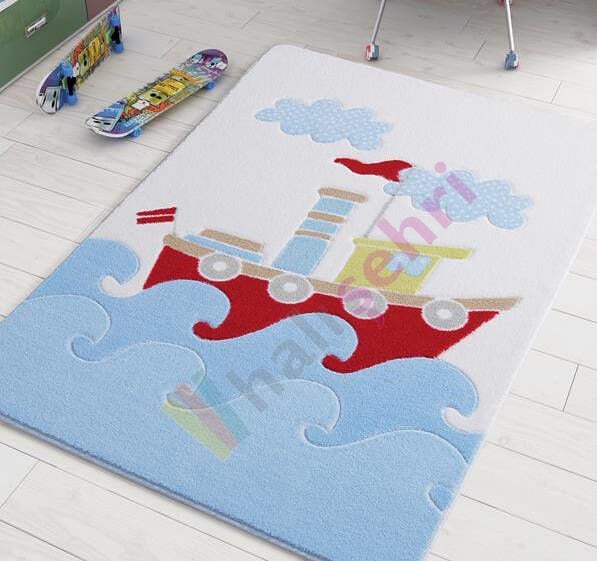 Confetti Baby Ship Çocuk Halısı Yumuşak Yıkabilir