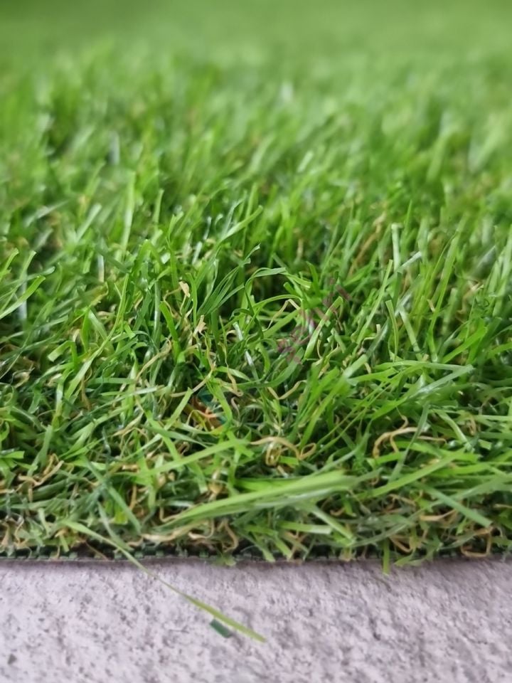 Çim Halı Suni Çim 50 mm Sarı Otlu Doğal Çim Görünümlü