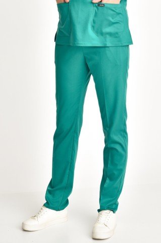 Likralı Cerrahi Yeşil Pantolon