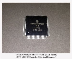 MC68HC908AZ60-SC510108CFU (Mask-4J74Y) 