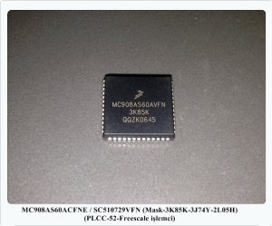 MC908AS60ACFNE / SC510729VFN (Mask-3K85K-3J74Y-2L05H) 