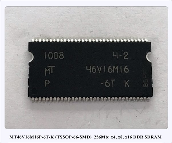 MT46V16M16P-6T-K 